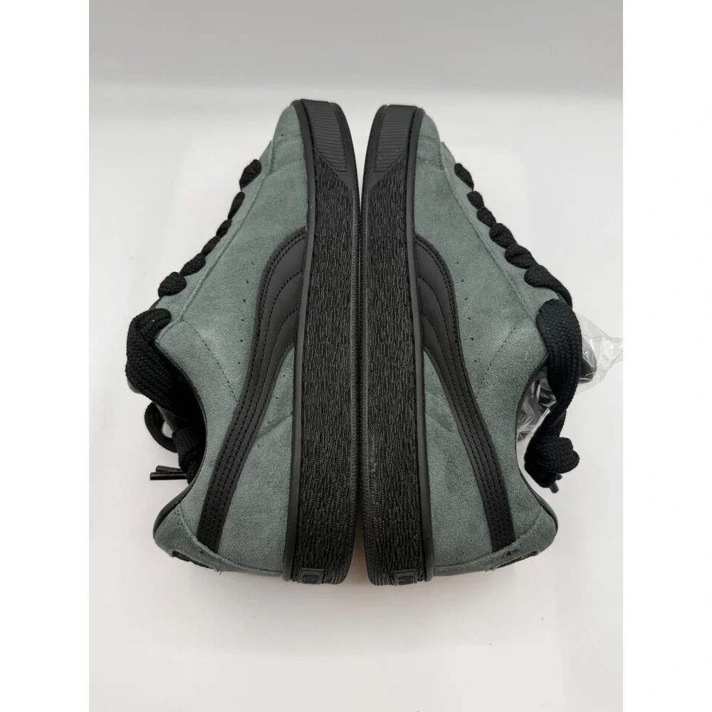 Puma Suede XL Sneakers Men's 10, EU 43,Gray,Black,Gold,395205-31, NIB